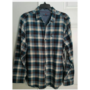 Woolrich XL Long Sleeve 2 Front Pockets Button Up Flannel